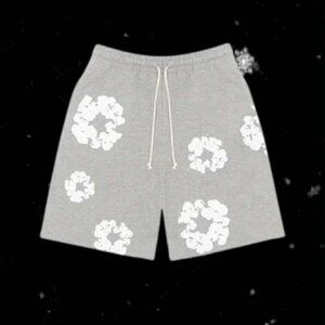 Denim Shorts Grey